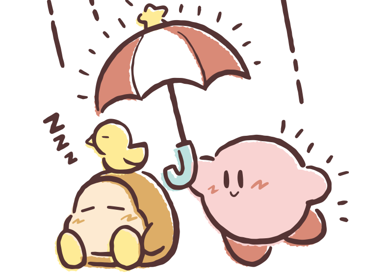  kirby and his friend